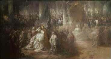 Carl Gustaf Pilo The coronation of Gustaf III, in the collection of the National Museum